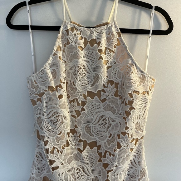 Lulu’s Temps De L’Amour White Lace Bodycon Midi Dress - Picture 7 of 7